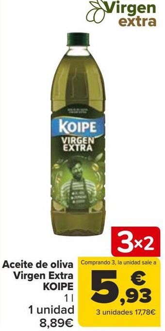 Carrefour Aceite de oliva virgen extra koipe oferta