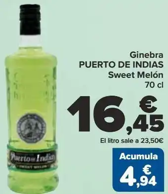 Carrefour Ginebra puerto de indias sweet melón oferta