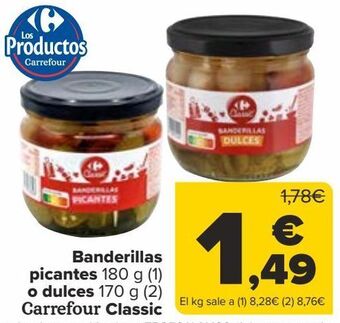Carrefour Banderillas picantes o dulces carrefour classic oferta