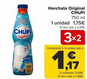 Carrefour Horchata original chufi oferta