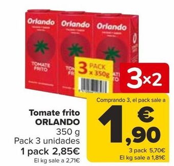Carrefour Tomate frito orlando oferta