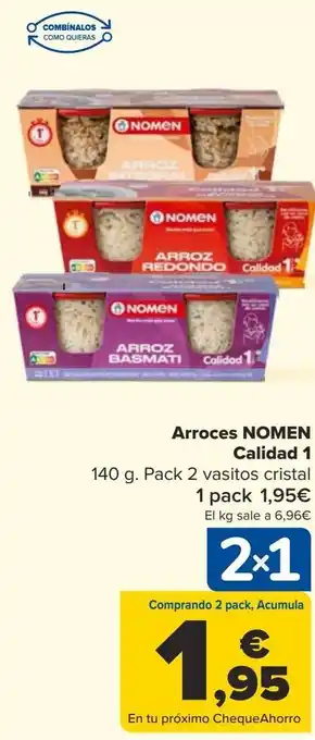Carrefour Arroces nomen calidad 1 oferta