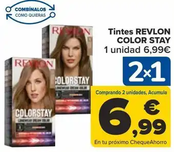 Carrefour Tintes revlon color stay oferta