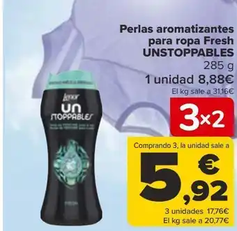 Carrefour Perlas aromatizantes para ropa fresh unstoppables oferta