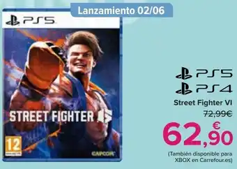Carrefour Street fighter vi oferta
