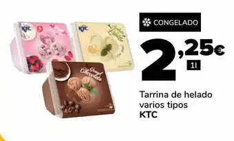 Supeco Tarrina de helado varios tipos ktc. 1l oferta