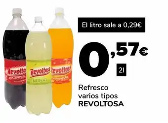 Supeco Refresco varios tipos revoltosa, 2l oferta