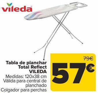 Carrefour Tabla de planchar total reflect vileda oferta