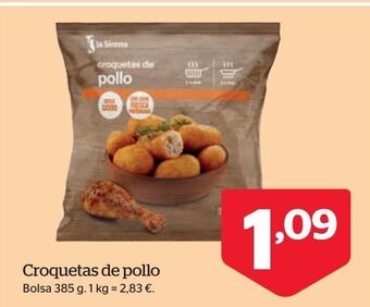 La Sirena Croquetas de pollo oferta