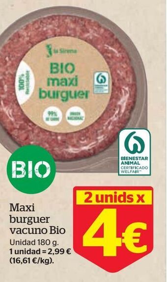 La Sirena Hamburguesas oferta