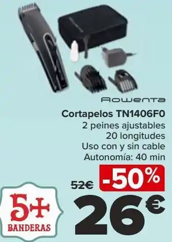 Carrefour Roweta cortapelos tn1406f0 oferta