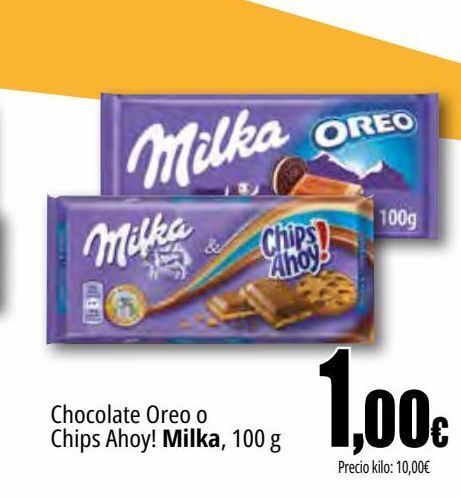 Unide Market Chocolate oreo o chips ahoy! milka oferta