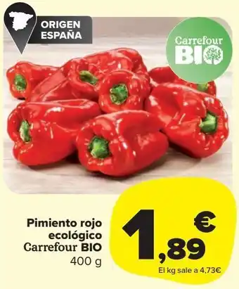 Carrefour Market Pimientos rojos ecológico carrefour bio oferta