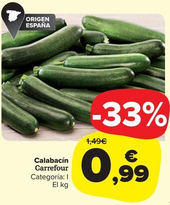 Carrefour Market Calabacín carrefour oferta