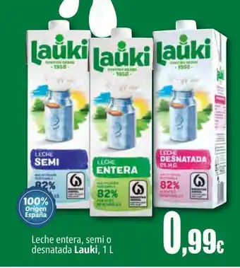 Unide Market Leche entera, semi o desnatada lauki oferta