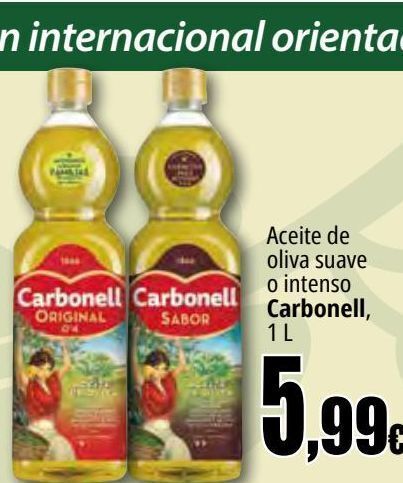 Unide Market Aceite de oliva suave o intenso carbonell oferta