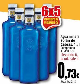 Unide Market Agua mineral solán de cabras oferta