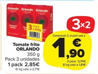 Carrefour Market Tomate frito orlando oferta