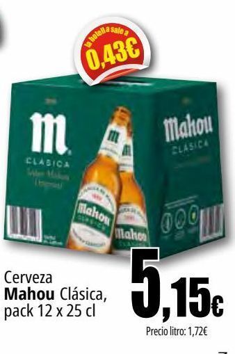 Unide Market Cerveza mahou clásica oferta