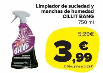 Carrefour Market Limpiadores de suciedad y manchas de humedad cillit bang oferta