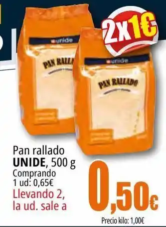 Unide Market Pan rallado unide oferta