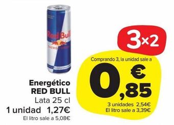 Carrefour Market Energético red bull oferta