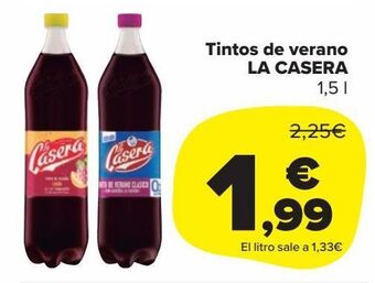 Carrefour Market Tinto de verano la casera oferta