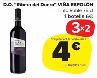Carrefour Market D.o ribera del duero viña espolón oferta
