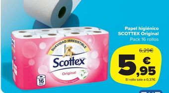 Carrefour Market Papel higiénico scottex original oferta