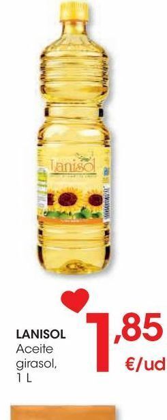 Eroski Lanisol aceite girasol 1 l oferta