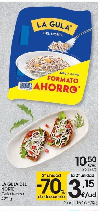 Eroski La gula del norte gula fresca 420 g oferta