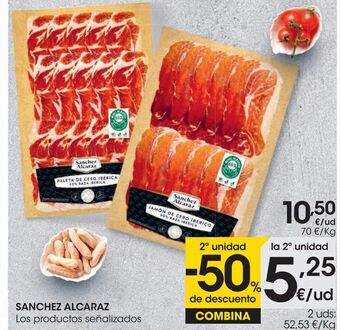 Eroski Sanchez alcaraz paleta ibérica de cebo 150 g oferta
