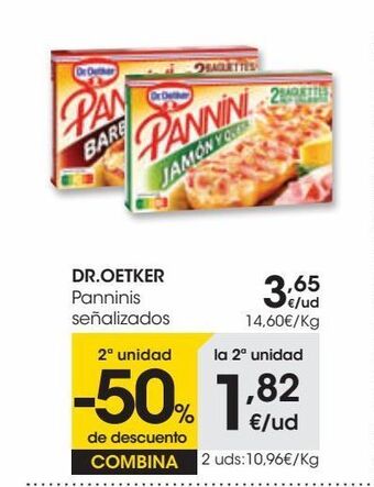 Eroski Dr. oetker pannini barbacoa 250 g oferta