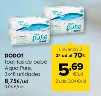 Autoservicios Familia Toallitas húmedas para bebé dodot oferta