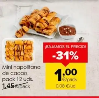 Autoservicios Familia Napolitana de chocolate oferta