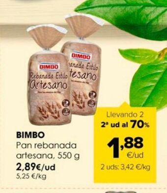 Autoservicios Familia Pan bimbo oferta