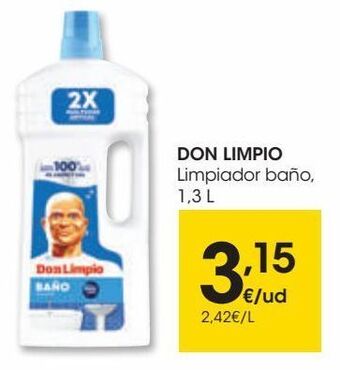 Eroski Don limpio limpiador baño 1,3 l oferta