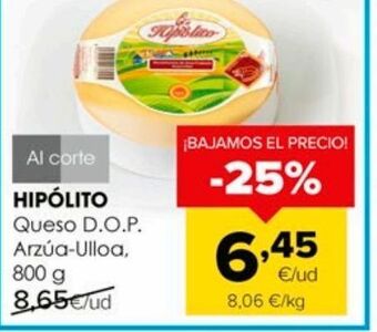 Autoservicios Familia Queso hipolito oferta