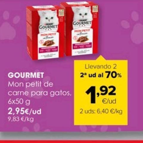 Autoservicios Familia Comida para gatos gourmet oferta