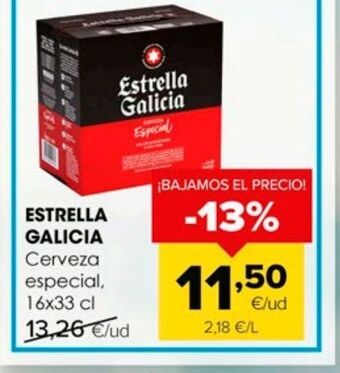 Autoservicios Familia Cerveza especial estrella galicia oferta