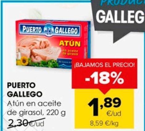 Autoservicios Familia Atún en aceite de girasol puerto gallego oferta