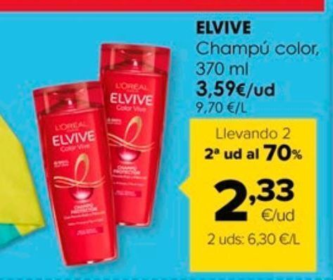 Autoservicios Familia Champú elvive oferta