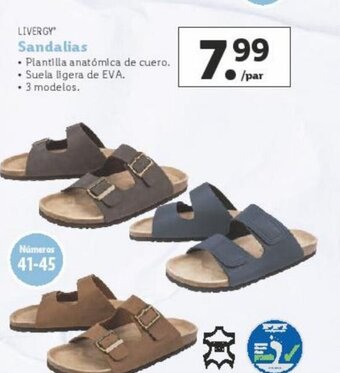 Lidl LIVERGY' Sandalias oferta