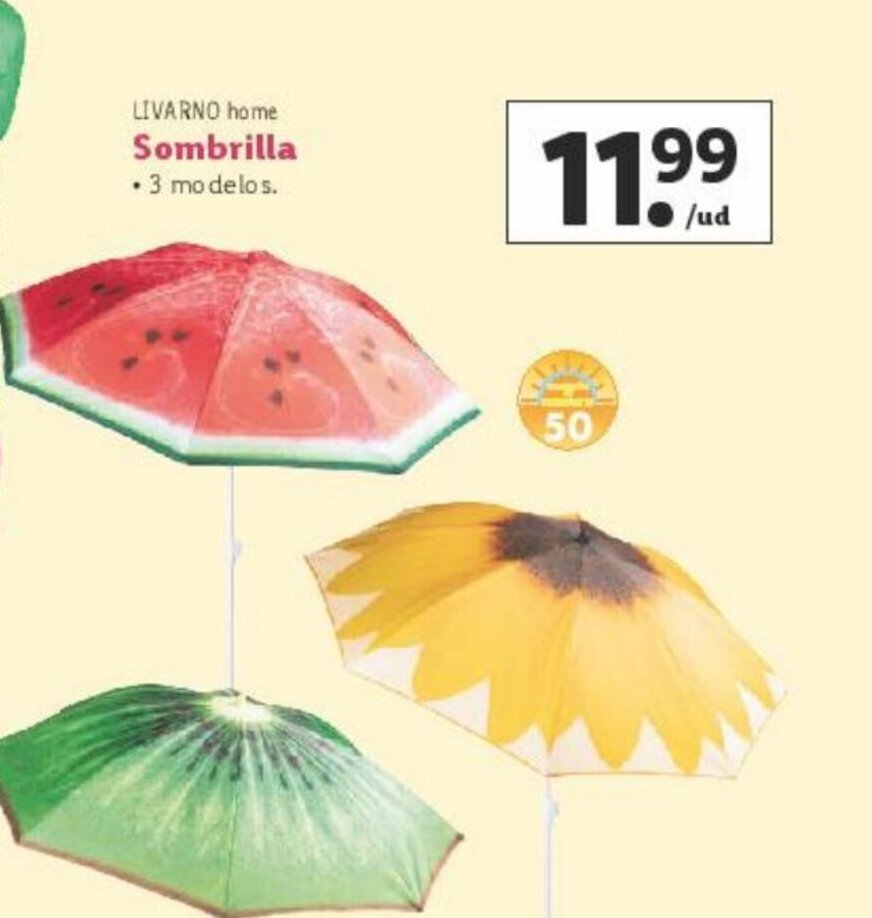 Lidl LIVARNO home Sombrilla oferta
