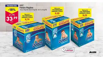 ALDI Dodot Pañaltes Megabox oferta