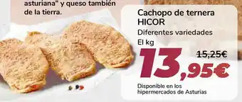 Carrefour Hicor Cachopo De Ternera oferta