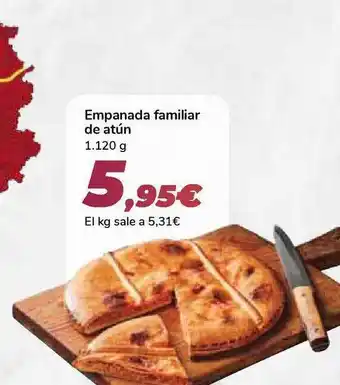 Carrefour Empanada Familiar De Atún 1.120g oferta