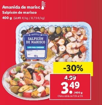 Lidl Amanida de marisc Salpicón de marisco oferta
