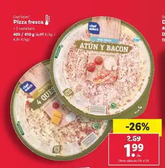 Lidl Pizza fresca oferta