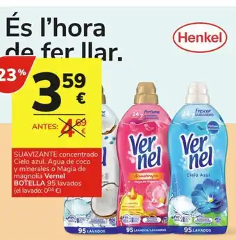 Consum Suavizante vernel oferta